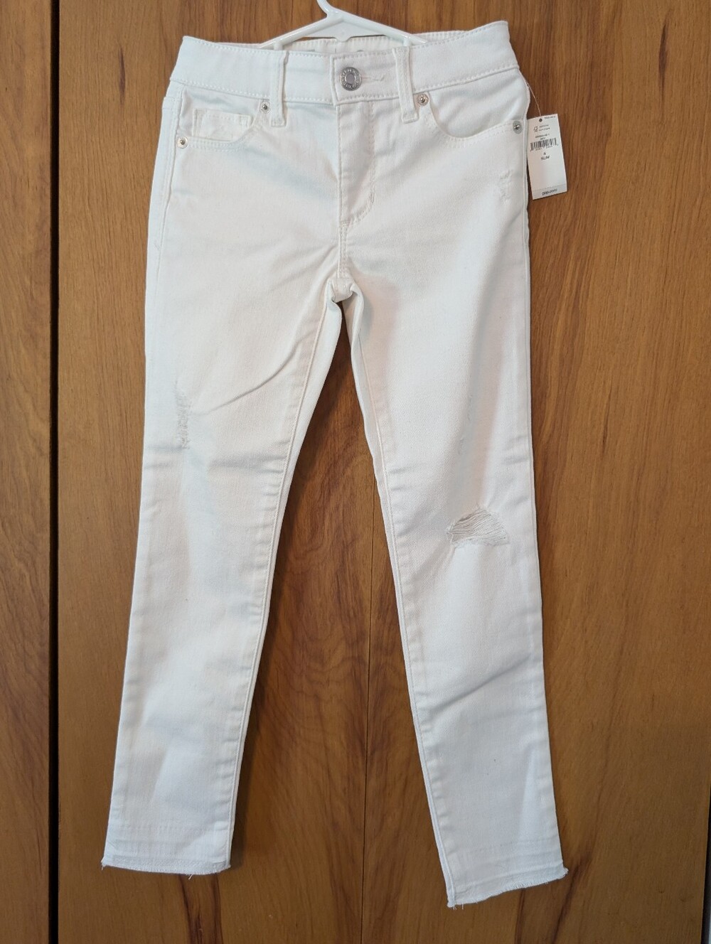 GAP White Kid's Skinny Jeans size 8 Slim